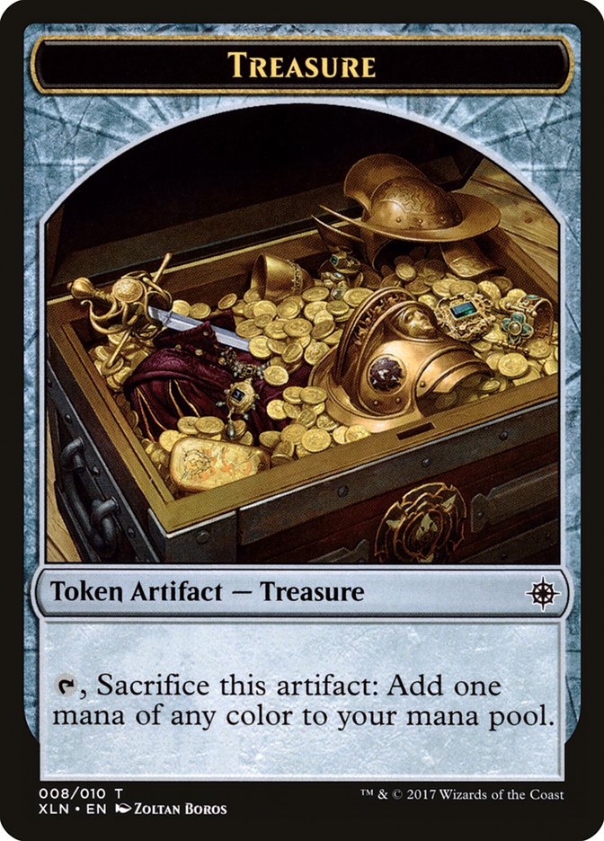 Treasure (008/010) [Ixalan Tokens] | The Gaming Verse