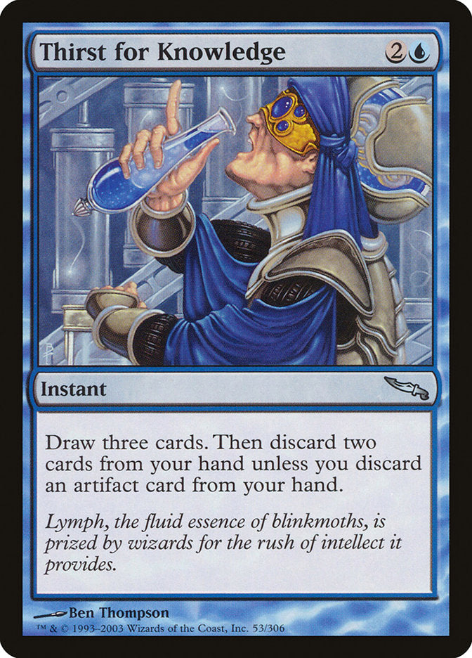 Thirst for Knowledge [Mirrodin] | The Gaming Verse