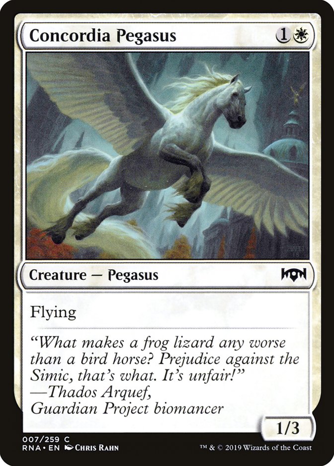 Concordia Pegasus [Ravnica Allegiance] | The Gaming Verse