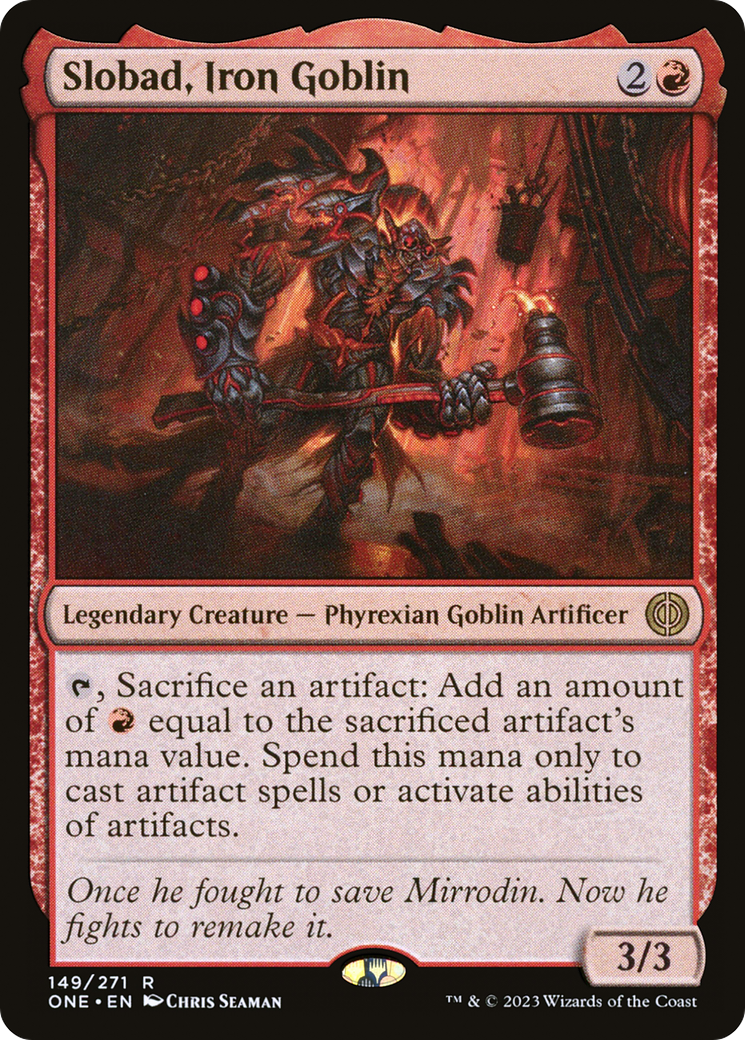 Slobad, Iron Goblin [Phyrexia: All Will Be One] | The Gaming Verse