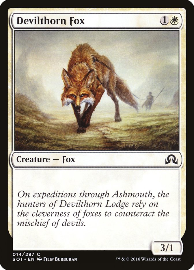 Devilthorn Fox [Shadows over Innistrad] | The Gaming Verse