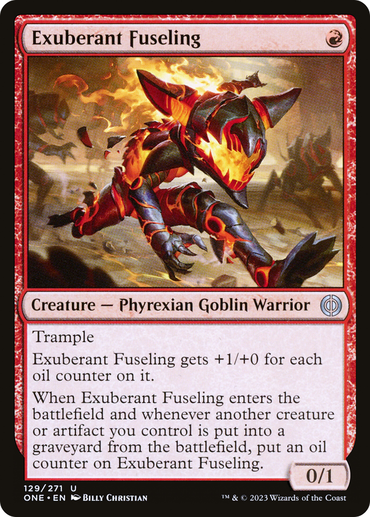 Exuberant Fuseling [Phyrexia: All Will Be One] | The Gaming Verse