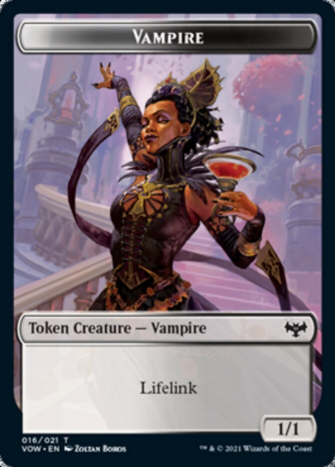 Vampire Token (016) [Innistrad: Crimson Vow Tokens] | The Gaming Verse