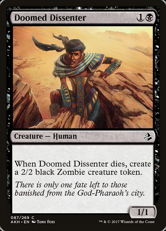 Doomed Dissenter [Amonkhet] | The Gaming Verse