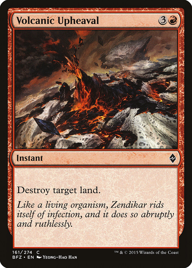 Volcanic Upheaval [Battle for Zendikar] | The Gaming Verse