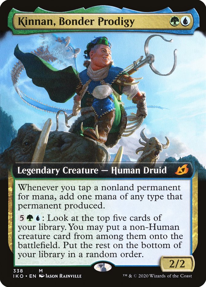 Kinnan, Bonder Prodigy (Extended Art) [Ikoria: Lair of Behemoths] | The Gaming Verse