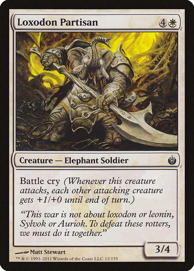 Loxodon Partisan [Mirrodin Besieged] | The Gaming Verse