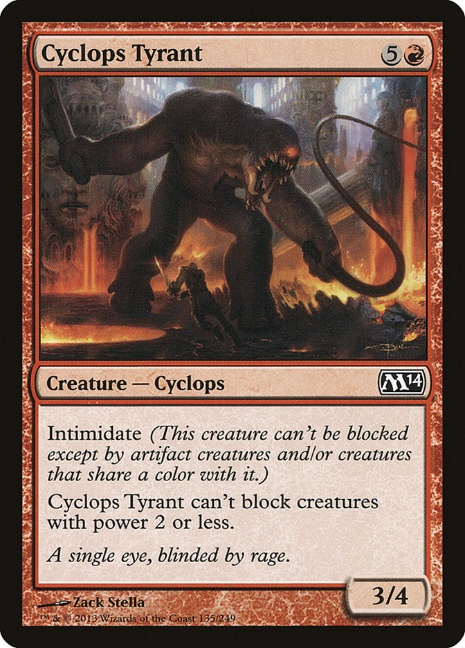 Cyclops Tyrant [Magic 2014] | The Gaming Verse