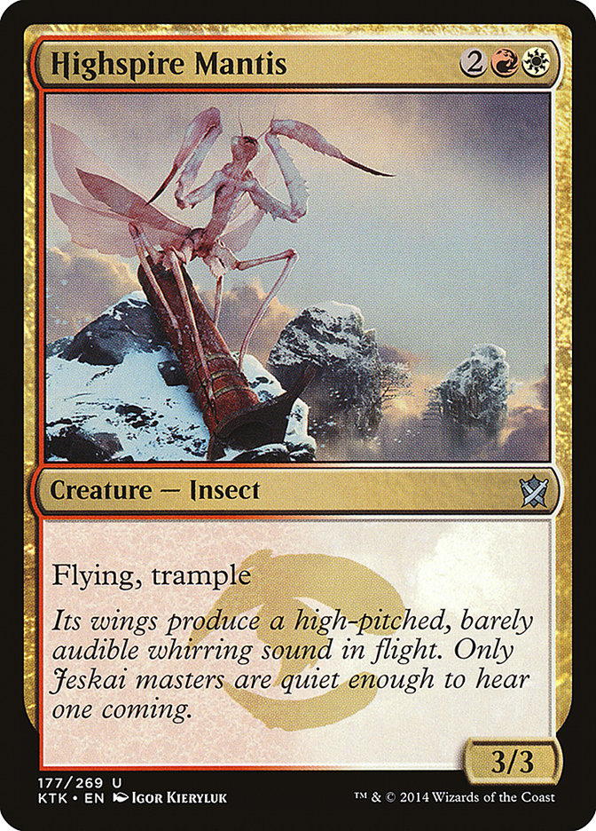 Highspire Mantis [Khans of Tarkir] | The Gaming Verse