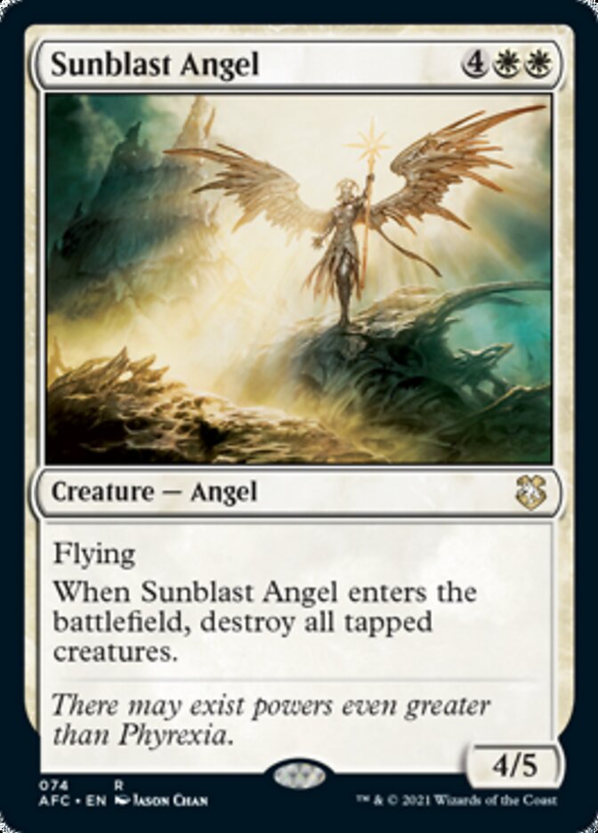 Sunblast Angel [Dungeons & Dragons: Adventures in the Forgotten Realms Commander] | The Gaming Verse