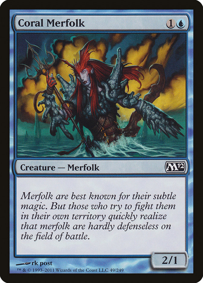 Coral Merfolk [Magic 2012] | The Gaming Verse