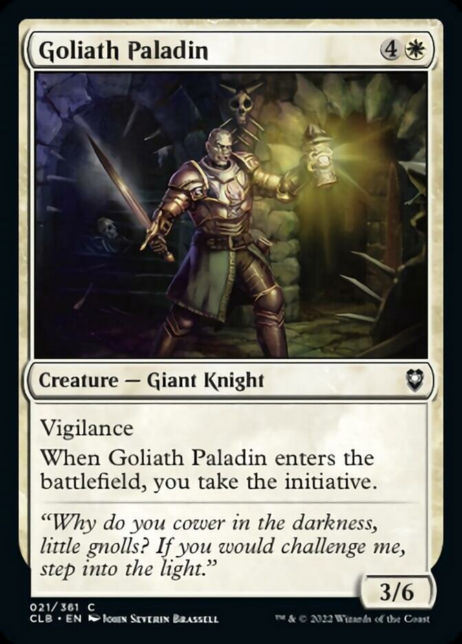 Goliath Paladin [Commander Legends: Battle for Baldur's Gate] | The Gaming Verse