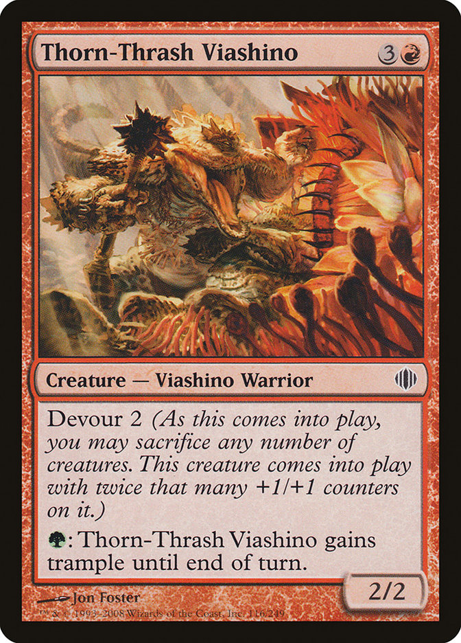 Thorn-Thrash Viashino [Shards of Alara] | The Gaming Verse