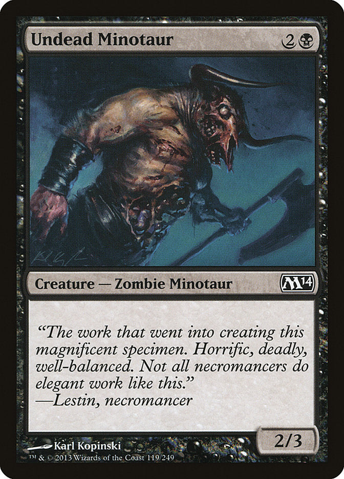 Undead Minotaur [Magic 2014] | The Gaming Verse