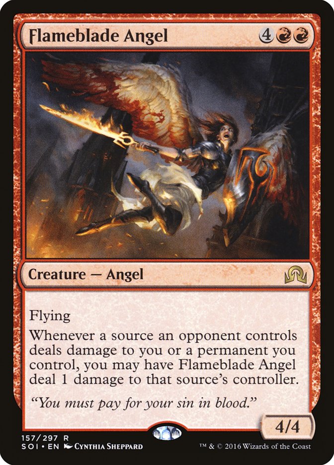 Flameblade Angel [Shadows over Innistrad] | The Gaming Verse