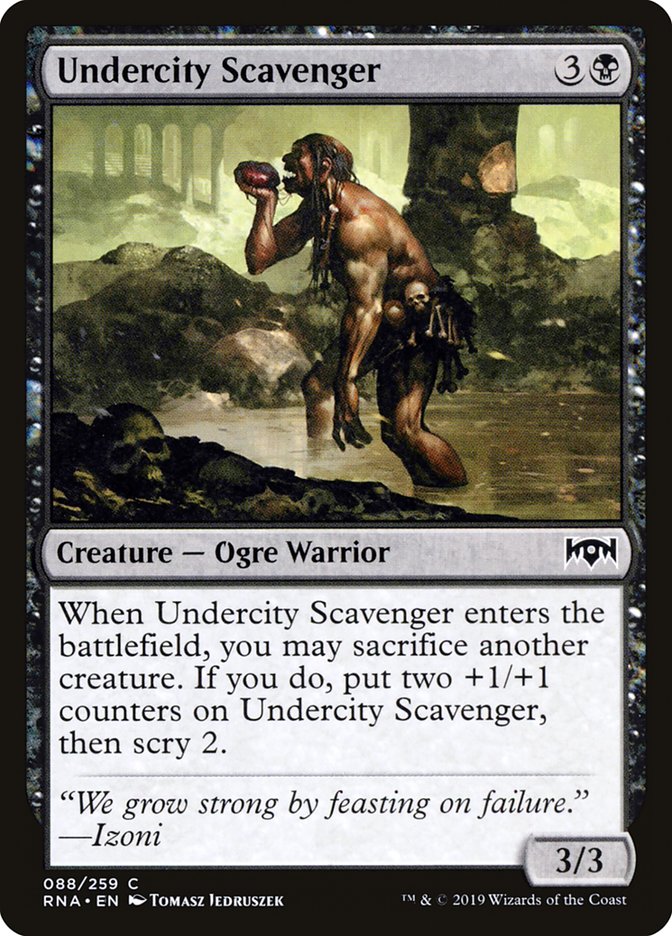 Undercity Scavenger [Ravnica Allegiance] | The Gaming Verse