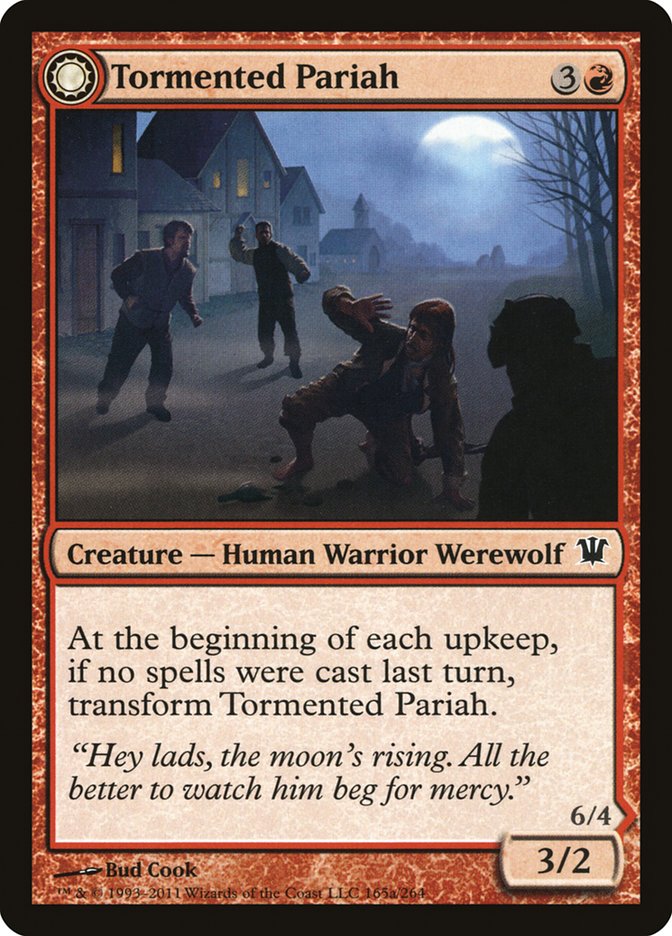 Tormented Pariah // Rampaging Werewolf [Innistrad] | The Gaming Verse