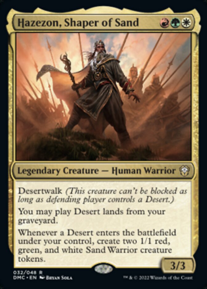 Hazezon, Shaper of Sand [Dominaria United Commander] | The Gaming Verse