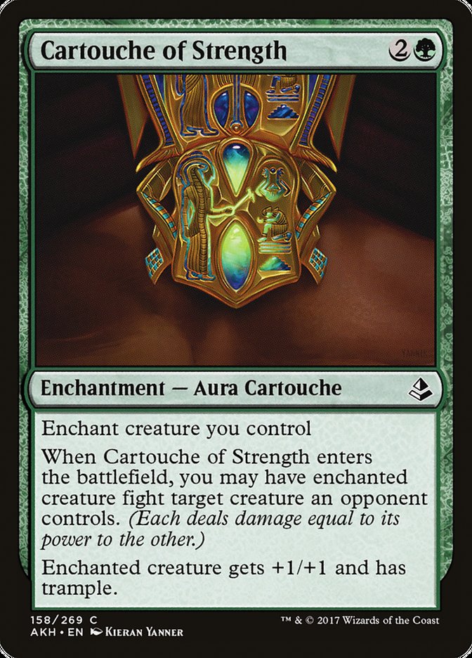 Cartouche of Strength [Amonkhet] | The Gaming Verse