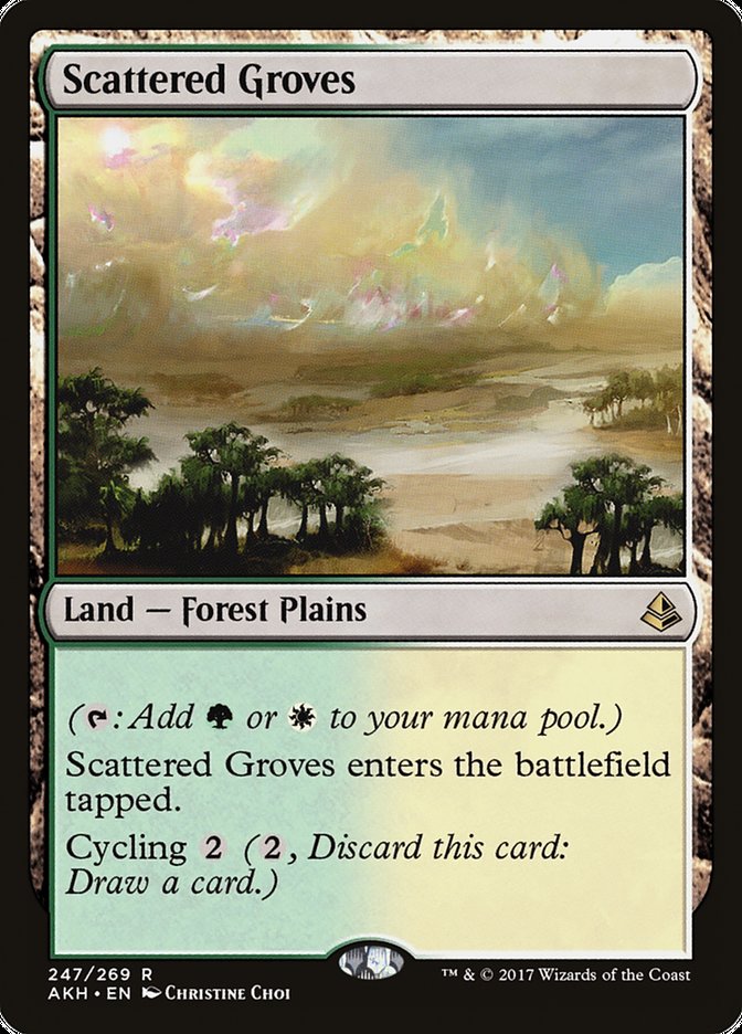 Scattered Groves [Amonkhet] | The Gaming Verse