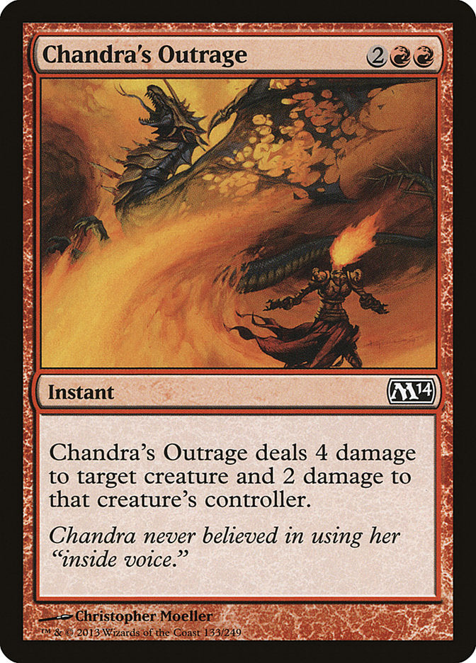 Chandra's Outrage [Magic 2014] | The Gaming Verse