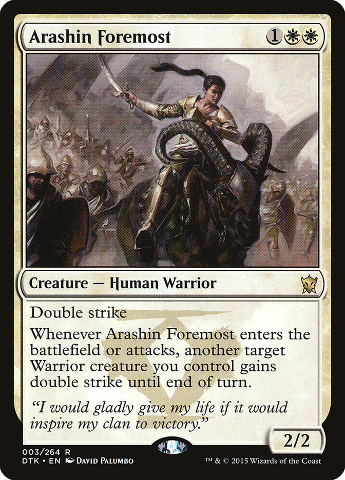 Arashin Foremost [Dragons of Tarkir] | The Gaming Verse