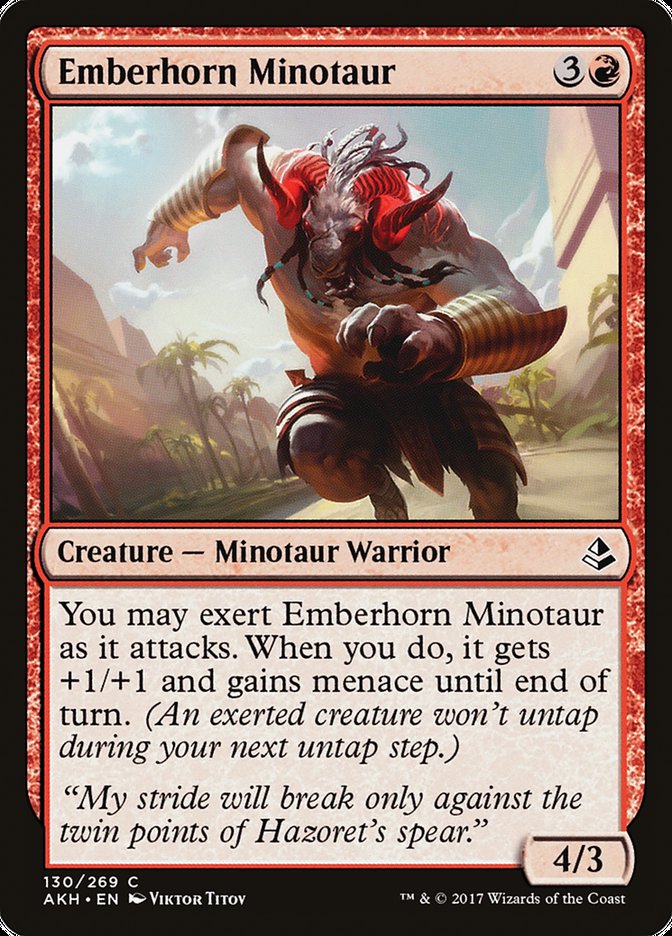 Emberhorn Minotaur [Amonkhet] | The Gaming Verse