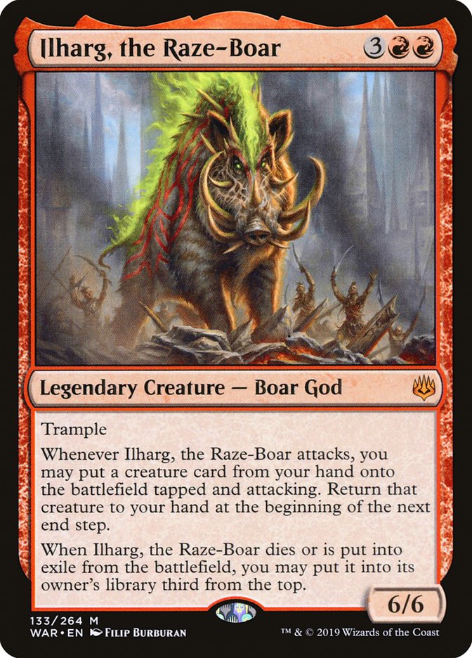 Ilharg, the Raze-Boar [War of the Spark] | The Gaming Verse