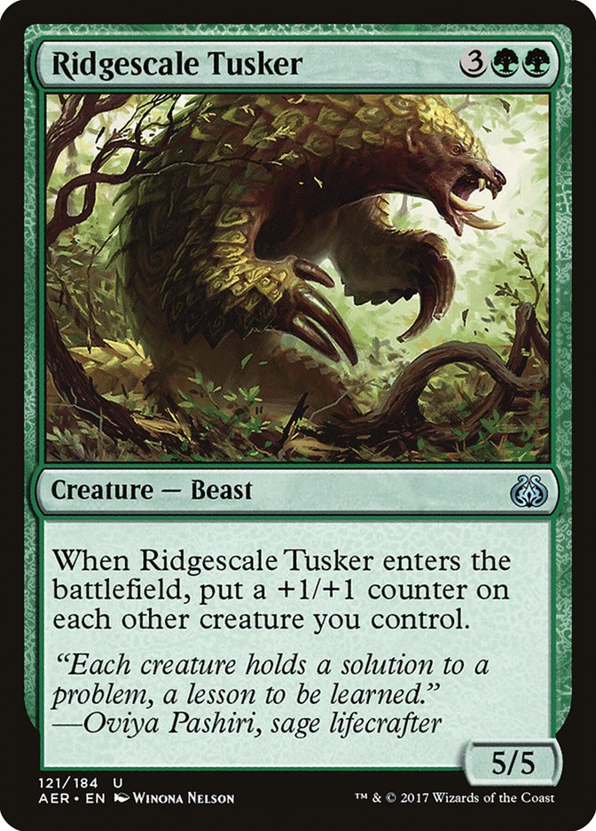 Ridgescale Tusker [Aether Revolt] | The Gaming Verse