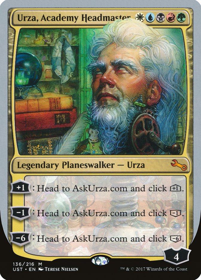 Urza, Academy Headmaster [Unstable] | The Gaming Verse