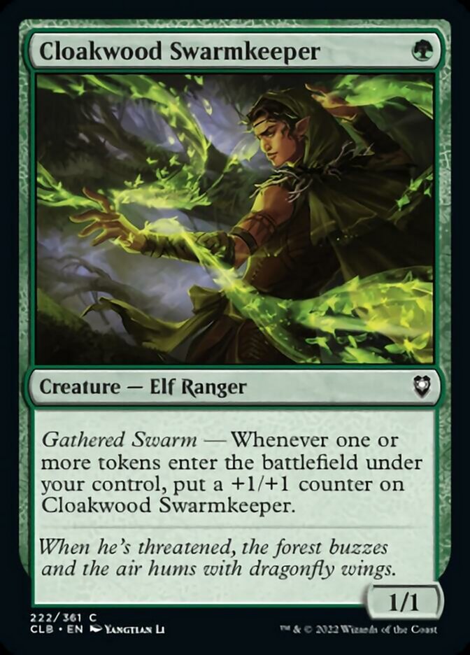 Cloakwood Swarmkeeper [Commander Legends: Battle for Baldur's Gate] | The Gaming Verse