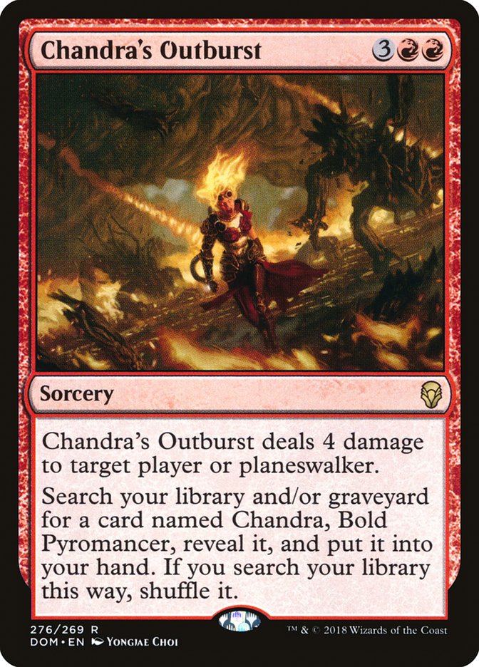 Chandra's Outburst [Dominaria] | The Gaming Verse