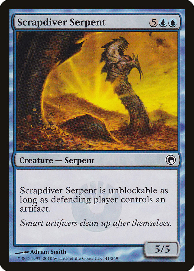 Scrapdiver Serpent [Scars of Mirrodin] | The Gaming Verse