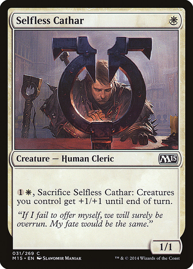 Selfless Cathar [Magic 2015] | The Gaming Verse