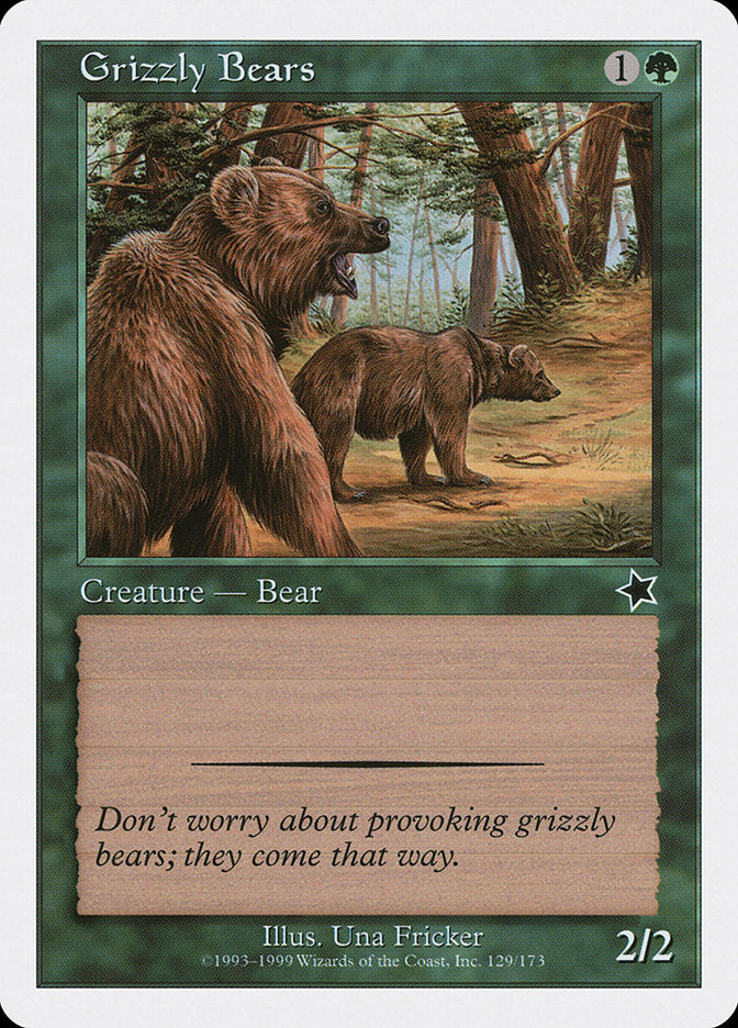 Grizzly Bears [Starter 1999] | The Gaming Verse