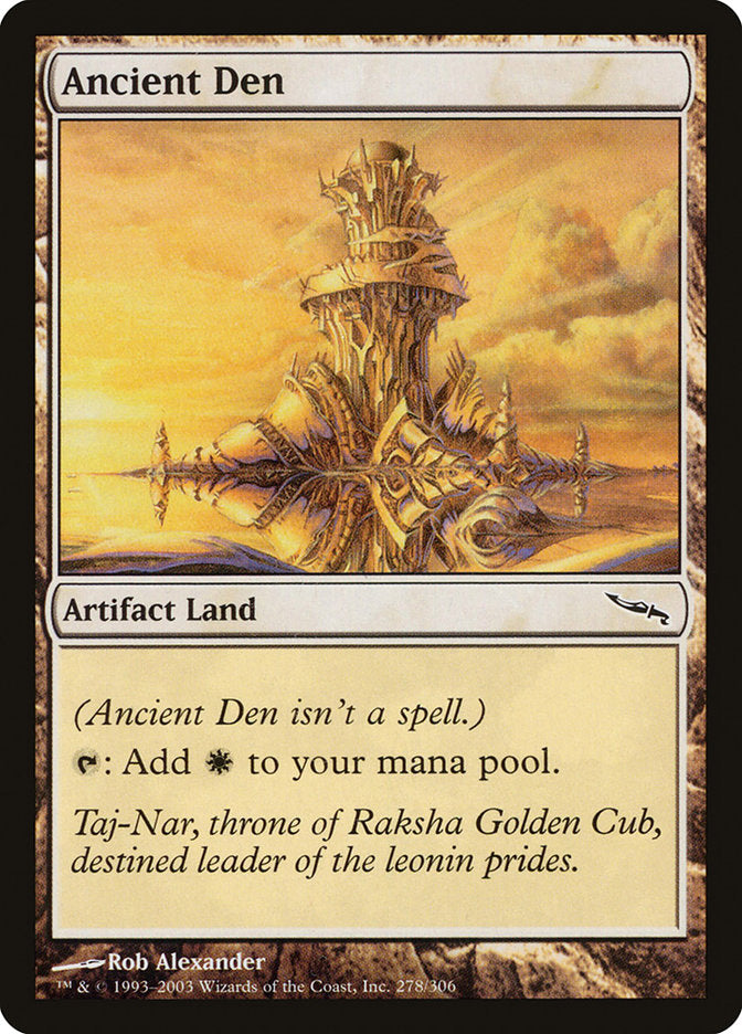 Ancient Den [Mirrodin] | The Gaming Verse