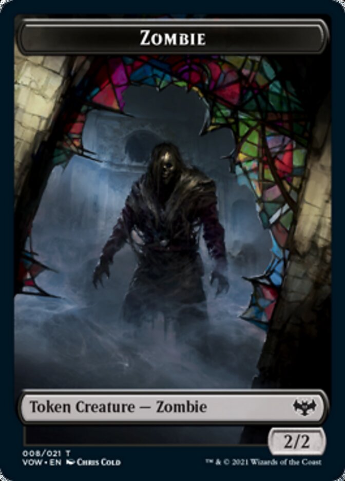 Zombie Token (008) [Innistrad: Crimson Vow Tokens] | The Gaming Verse