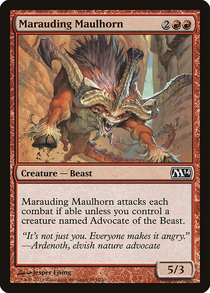 Marauding Maulhorn [Magic 2014] | The Gaming Verse