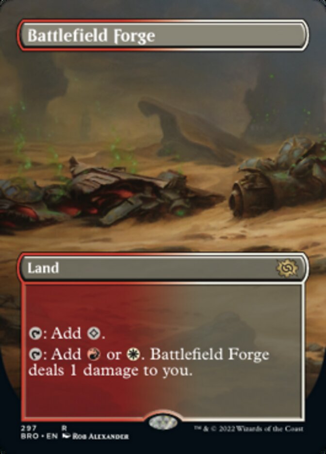 Battlefield Forge (Borderless Alternate Art) [The Brothers' War] | The Gaming Verse