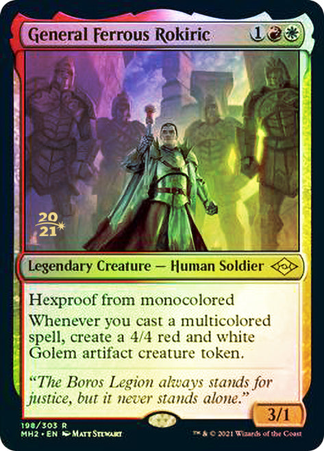 General Ferrous Rokiric [Modern Horizons 2 Prerelease Promos] | The Gaming Verse