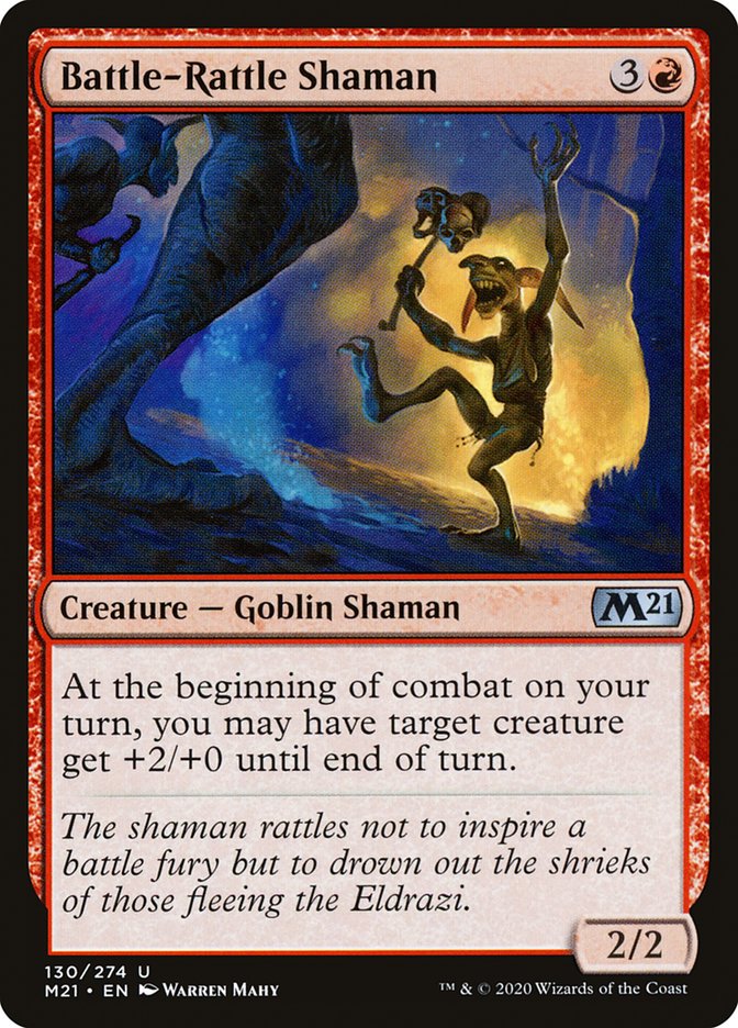 Battle-Rattle Shaman [Core Set 2021] | The Gaming Verse