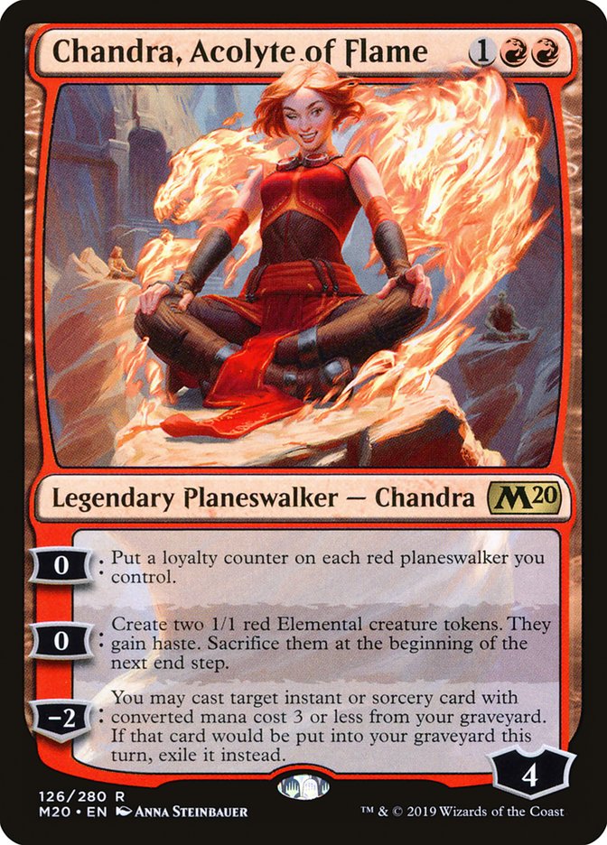 Chandra, Acolyte of Flame [Core Set 2020] | The Gaming Verse