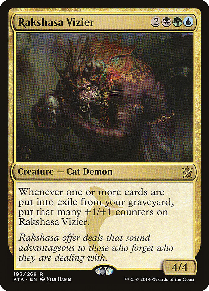 Rakshasa Vizier [Khans of Tarkir] | The Gaming Verse