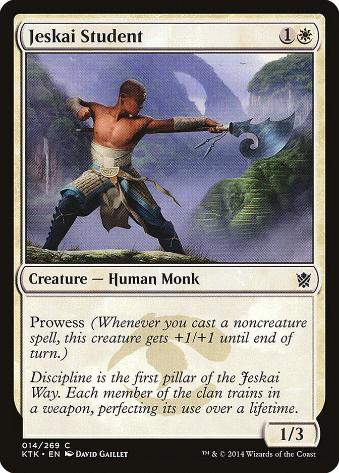 Jeskai Student [Khans of Tarkir] | The Gaming Verse