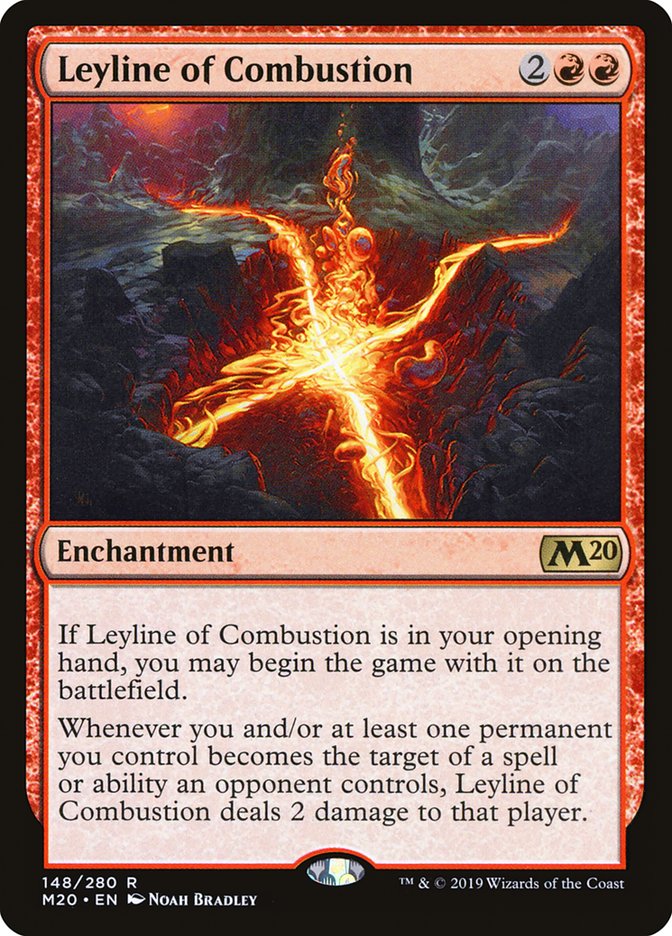 Leyline of Combustion [Core Set 2020] | The Gaming Verse