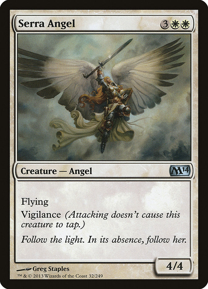 Serra Angel [Magic 2014] | The Gaming Verse