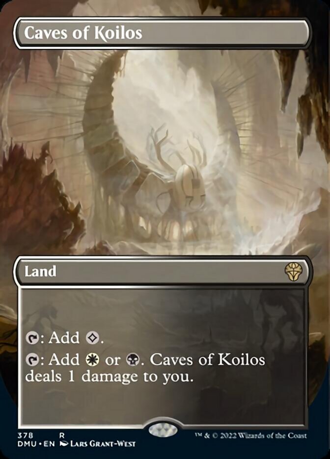 Caves of Koilos (Borderless Alternate Art) [Dominaria United] | The Gaming Verse