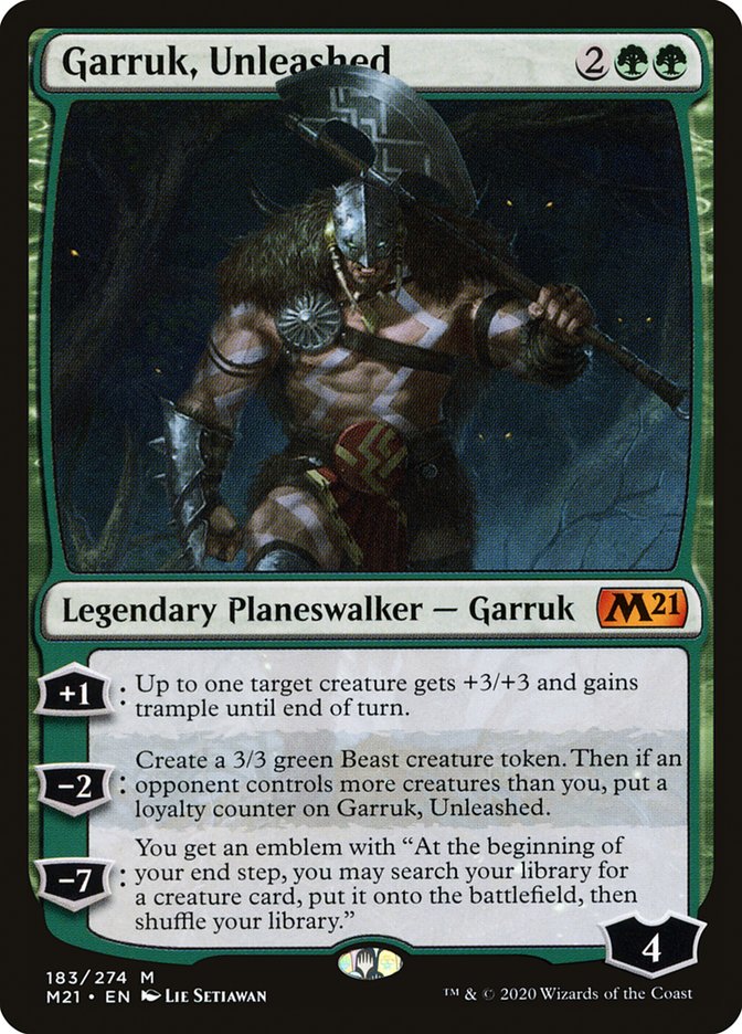 Garruk, Unleashed [Core Set 2021] | The Gaming Verse