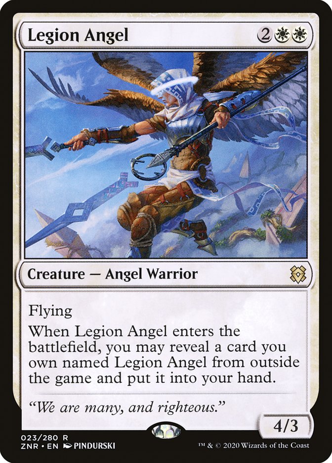 Legion Angel [Zendikar Rising] | The Gaming Verse