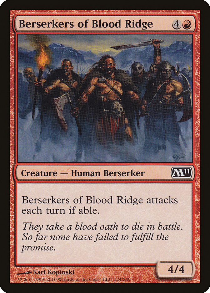 Berserkers of Blood Ridge [Magic 2011] | The Gaming Verse